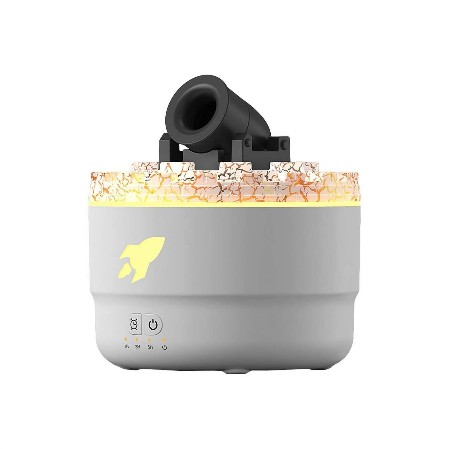 Humidificador con luz tipo cañón.